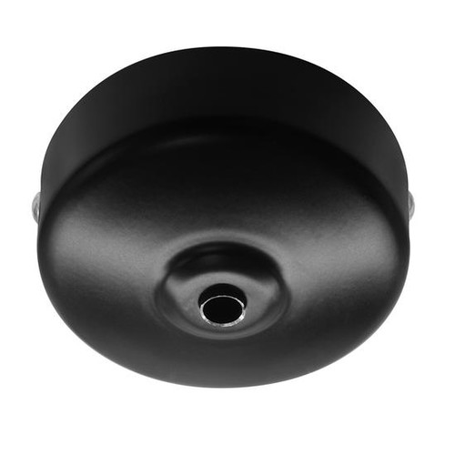 Dome Ceiling Rose Black 92mm