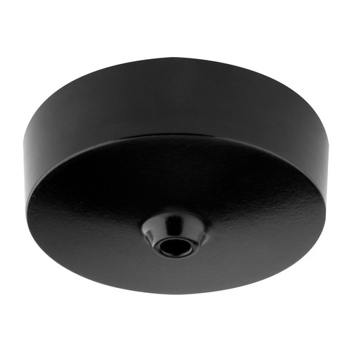 Dome Ceiling Rose Black 85mm