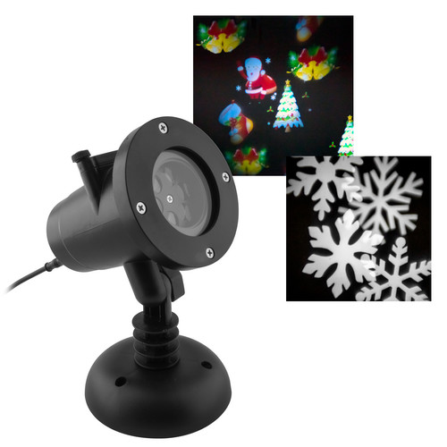 X Firefly Christmas and Event 12 Slide Gobo Projector Outdoor Effect Light RGBW 240V