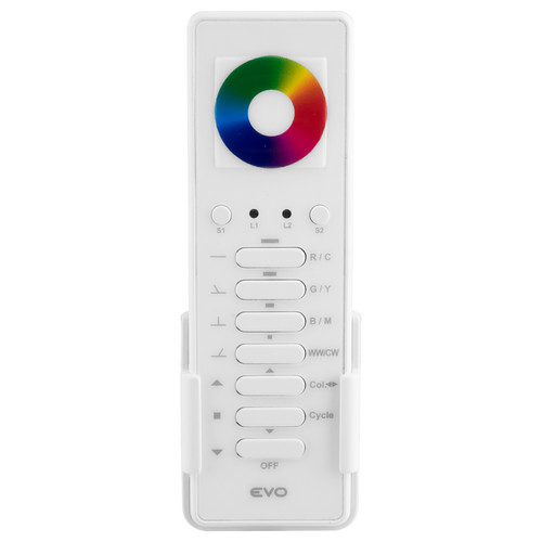 Wise Evo Colour Wheel Remote 3 x 7 Channel White