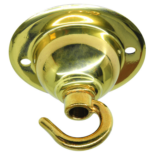 Ceiling Hook Plate Brass
