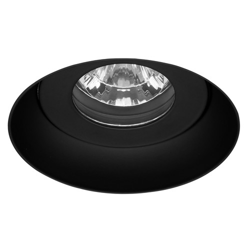Trimless Connect Fire-Rated Fixed Clear Downlight IP55 GU10 240V Black 50W