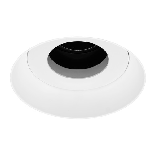 Trimless Connect Fire-Rated Fixed Clear Downlight Baffle GU10 240V White 50W