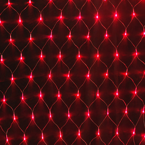 Extension 1-5 Set Sparkle Net, 84 Lights, (With Controller) Outdoor, 600mm x 2100mm, 24V Red Black Cable