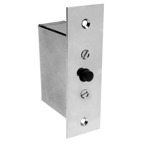 Plated Steel Door Switch Chrome 2A