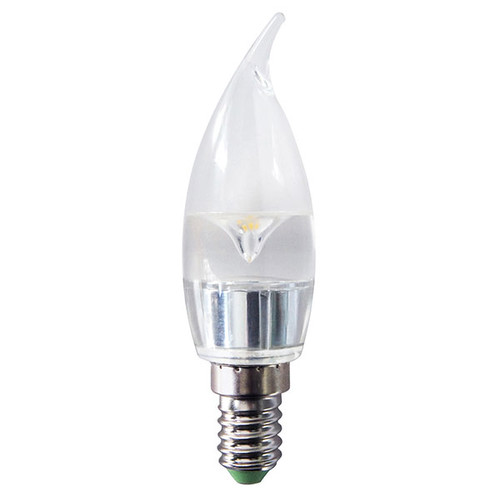 LED Bent tip Candle Lamp MES/E10 150lm 2W 2700K Warm White