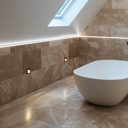 bathroom low level lights