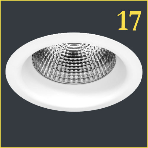 led blob white downlight