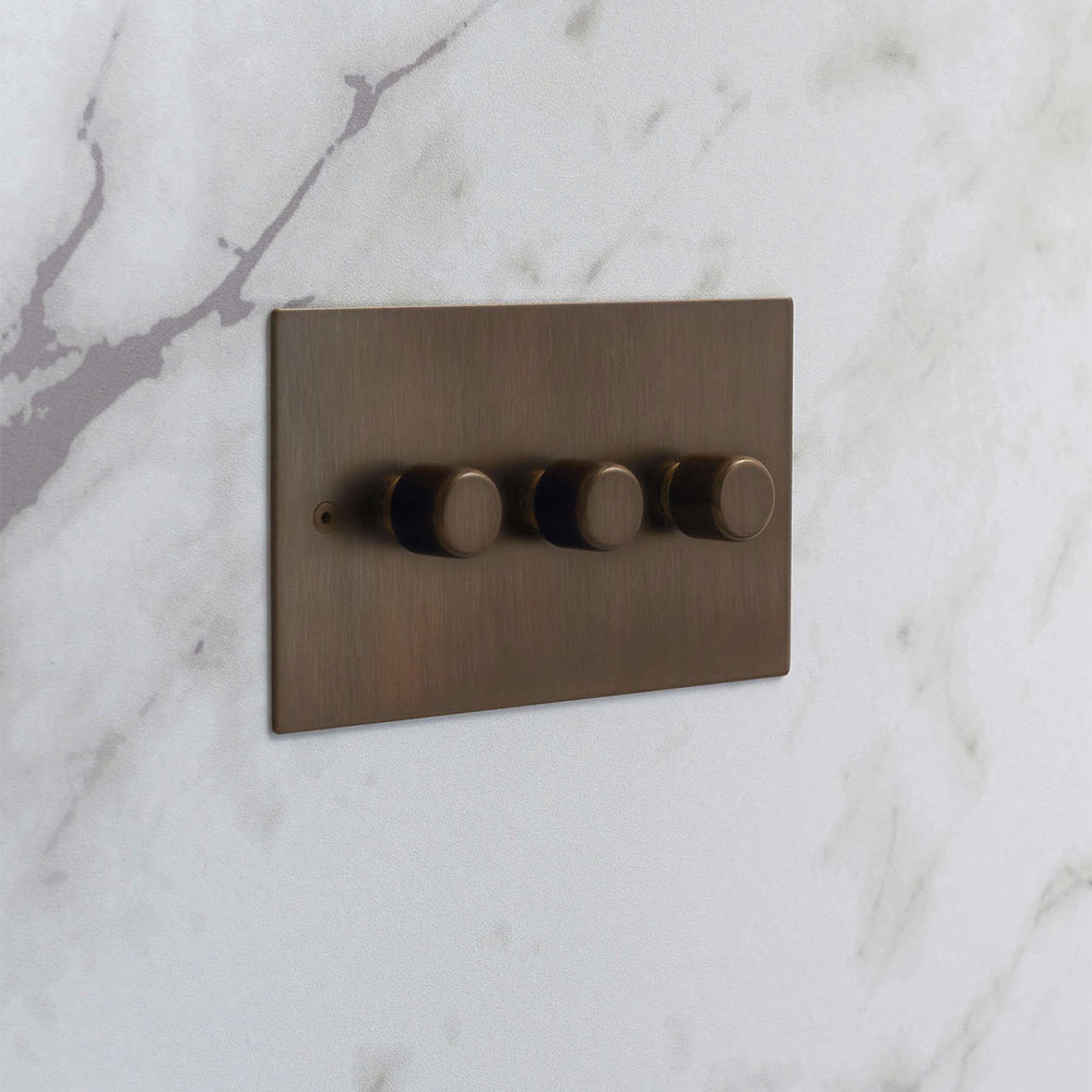 rotary bronze dimmer