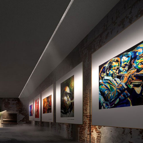 dipoket led profile in ceiling