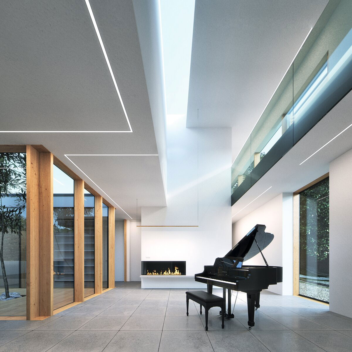 kozel led profile in ceiling