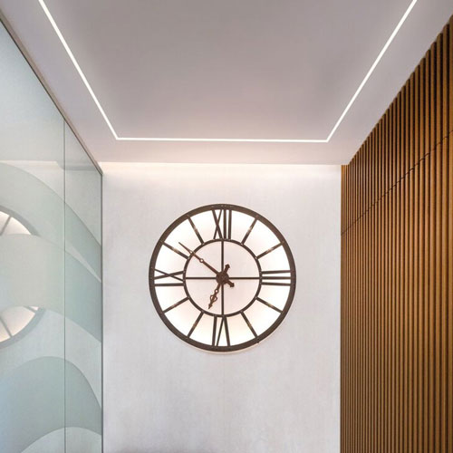 kozma  thin led profile in ceiling