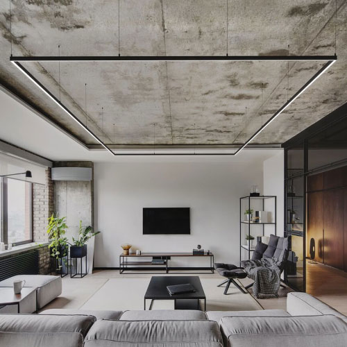 suspended led profile hover