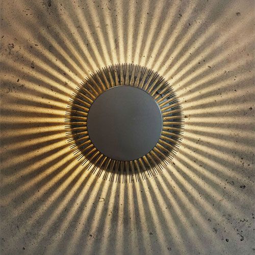Fan Effect Wall Lights