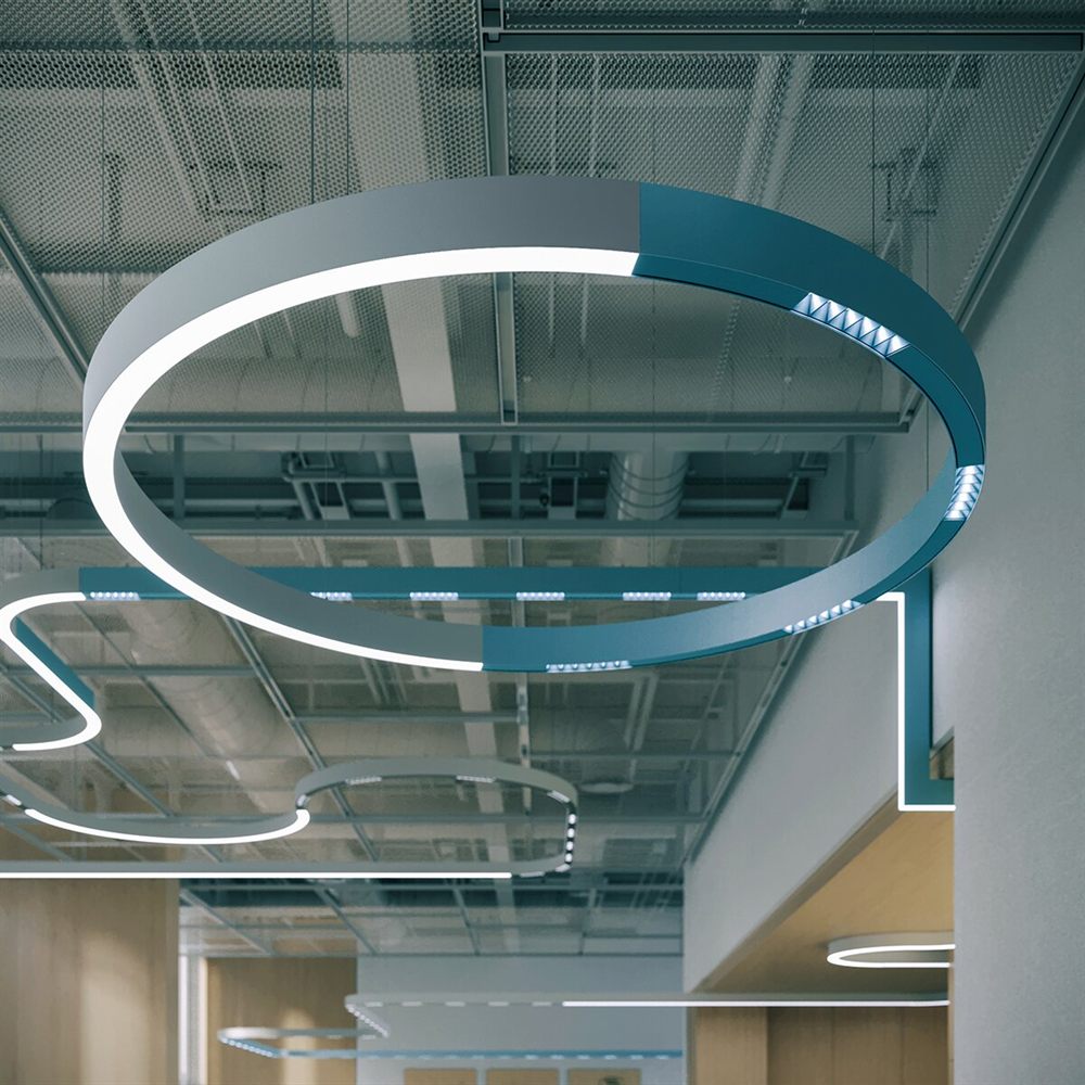 Serpent Plus lighting a commercial interior